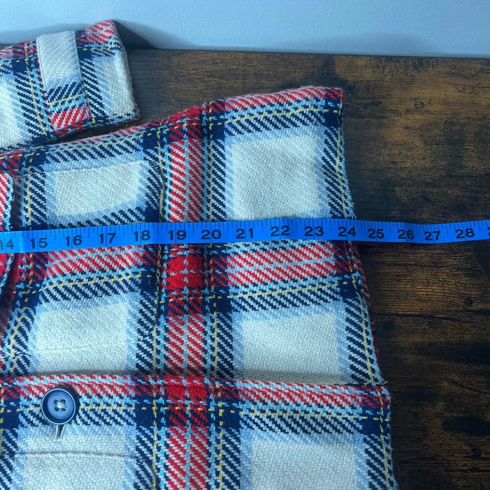 Mini Boden Plaid Kids Coat - Girls 6-7 - Picture 12 of 14